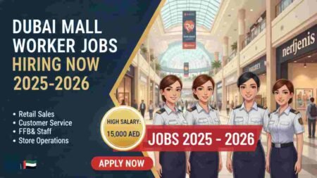 Dubai Mall Worker Jobs 2025 – Retail Staff, Customer Service, Cashiers, Cleaners & Support Roles