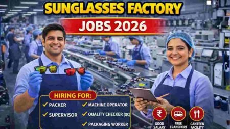 Sunglasses Factory Jobs India 2026 – High Demand Packing